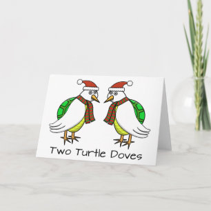 Two Turtle Doves Holiday Card