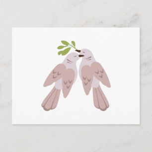 Two Turtle Doves Postcard
