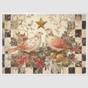 Two Turtle Doves Tissue Paper