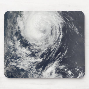 Two Typhoon systems approaching the Far East Mouse Pad