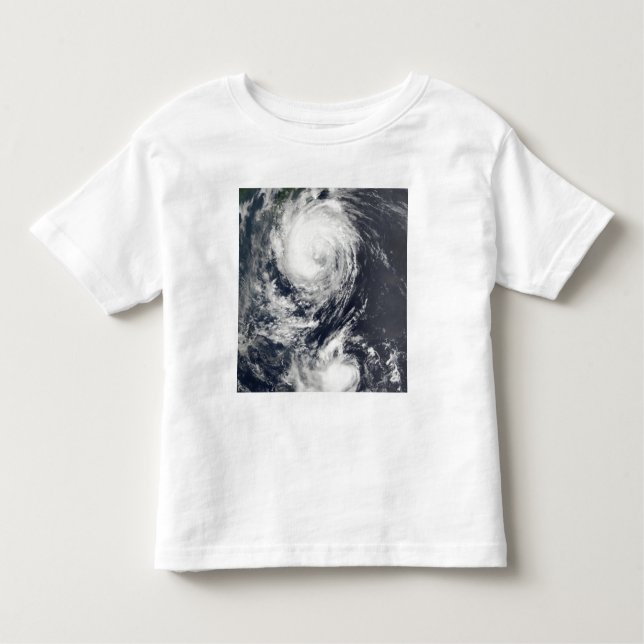 Two Typhoon systems approaching the Far East Toddler T-Shirt (Front)