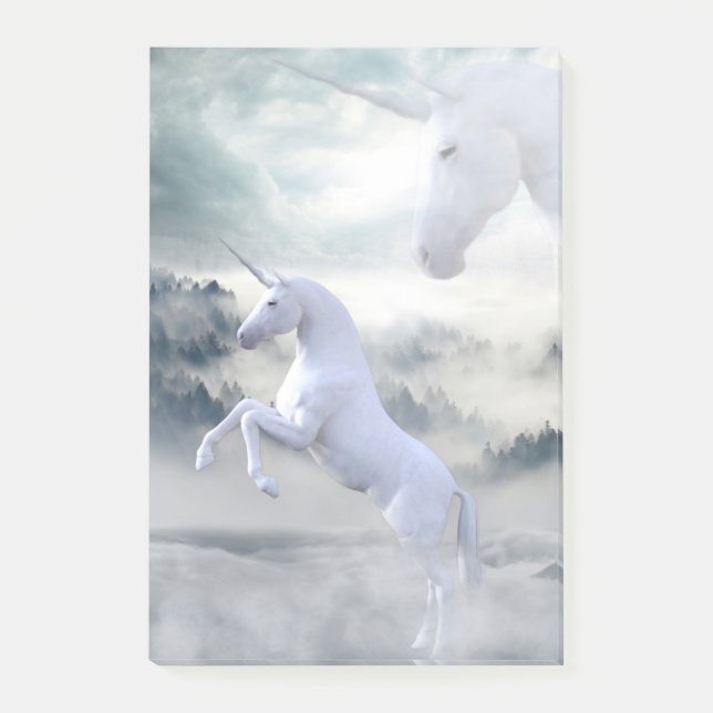 Two Unicorns Post-it Notes (Front)
