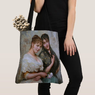 Two Venetian Women by Eugene de Blaas Tote Bag