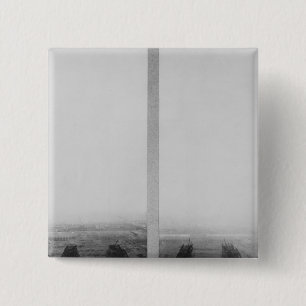 Two views of the construction of the Eiffel 15 Cm Square Badge