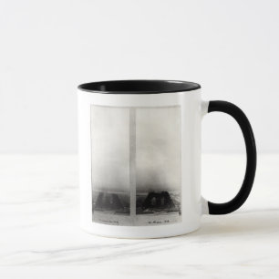 Two views of the construction of the Eiffel 2 Mug