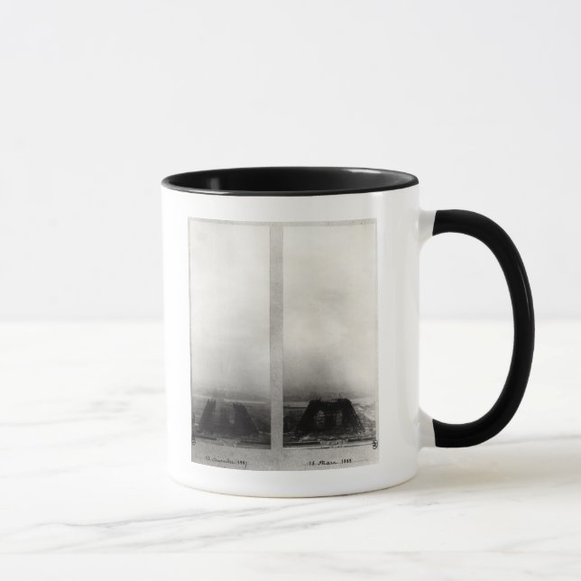 Two views of the construction of the Eiffel 2 Mug (Right)