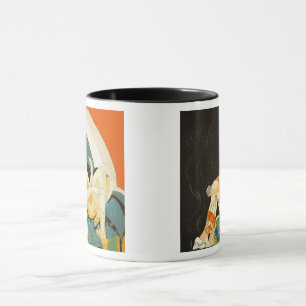 Two Vintage Art Deco Women by S. Chompre Mug