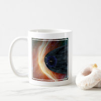 Two Voyager Spacecraft Exploring Turbulent Space.