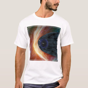 Two Voyager Spacecraft Exploring Turbulent Space. T-Shirt