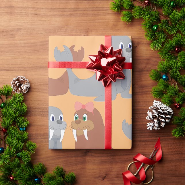 Two Walruses Wrapping Paper (Creator Uploaded)