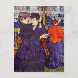 Two Waltzers by Toulouse-Lautrec Postcard