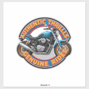 Two Wheels Motorcycle Sticker Art