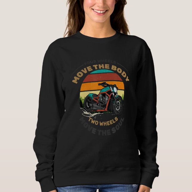 Two Wheels Move the Soul American Bikeriders Club Sweatshirt (Front)