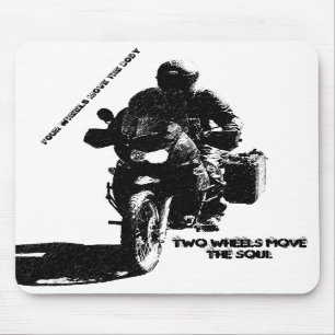 Two Wheels Move the Soul Mouse Pad