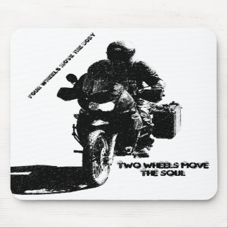 Two Wheels Move the Soul Mouse Pad