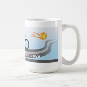 Two Wheels One Love Coffee Mug