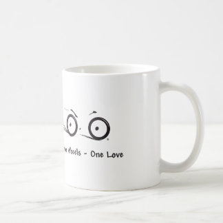 Two Wheels - One Love Logo Brand Cups