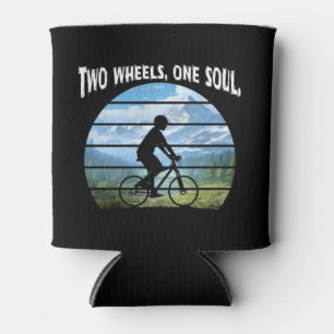 Two wheels, one soul. cycling sport can cooler