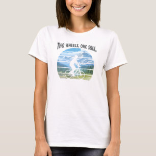 Two wheels, one soul. cycling sport T-Shirt