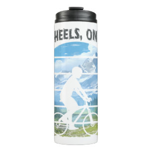 Two wheels, one soul. cycling sport thermal tumbler