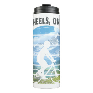 Two wheels, one soul. cycling sport thermal tumbler
