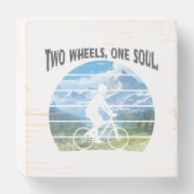 Two wheels, one soul. cycling sport