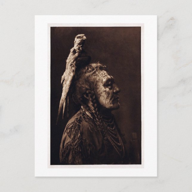 Two Whistles, a Crow Medicine Man. Postcard (Front)
