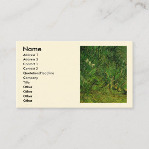 Two White Butterflies by Vincent van Gogh Business Card