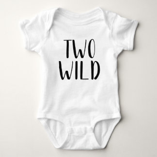 Two Wild Baby Outfit Baby Bodysuit