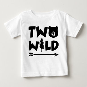 Two Wild Birthday Boy Baby T-Shirt