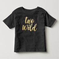 Two Wild Birthday Shirt Girl