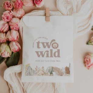Two Wild Lion Birthday Thank You Favour Bag
