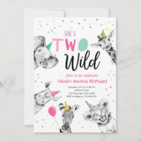 Two Wild Safari Party Animals Second Birthday