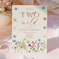 Two Wild Wildflower Wild Flower 2nd Birthday Party