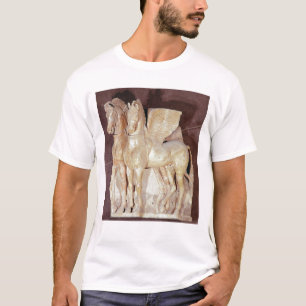 Two winged horses from the pediment of a T-Shirt