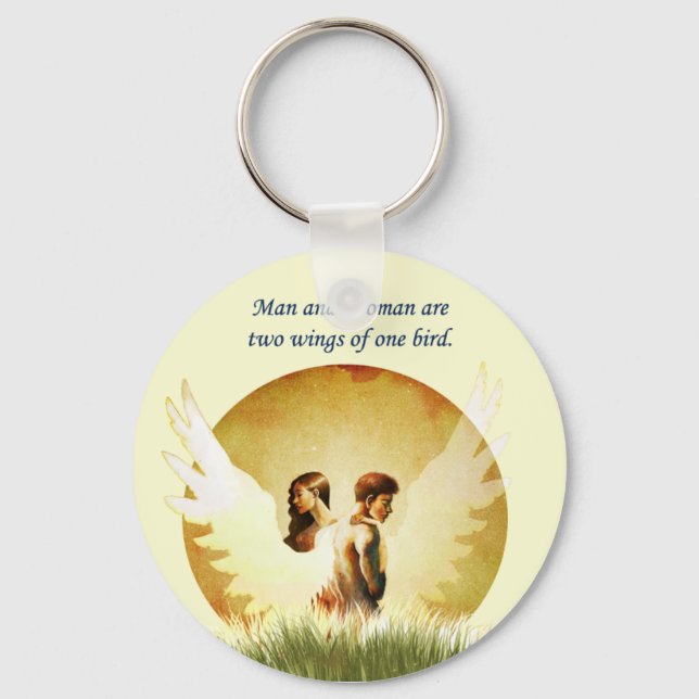 Two Wings Key Ring (Front)
