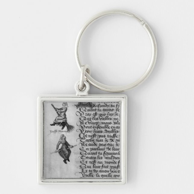 Two witches from 'Le Champion des Dames' Key Ring (Front)