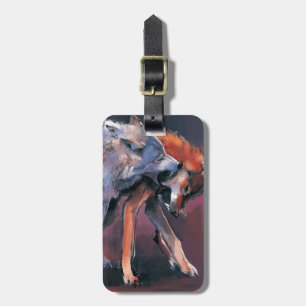 Two Wolves 2001 Luggage Tag