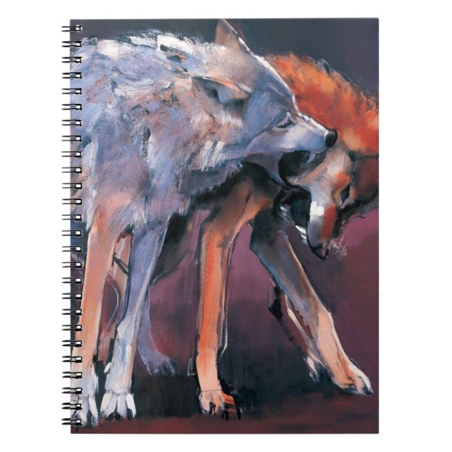 Two Wolves 2001 Notebook (Front)
