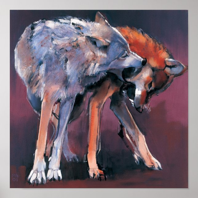 Two Wolves 2001 Poster (Front)