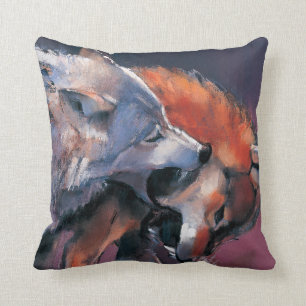 Two Wolves Cushion
