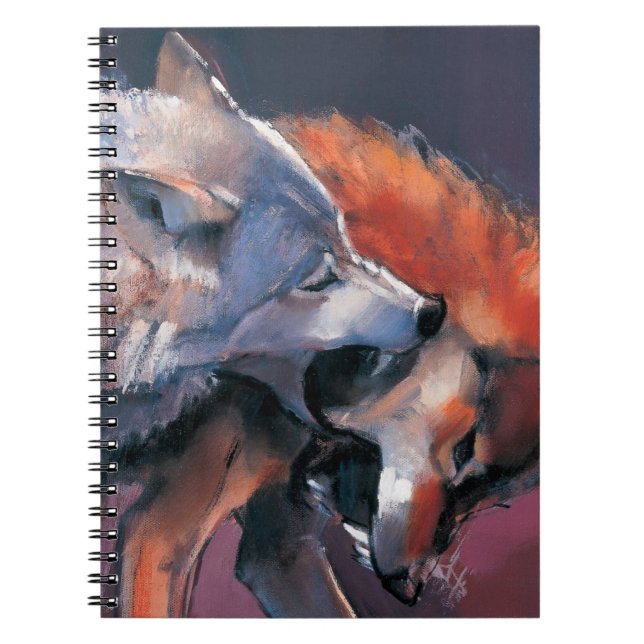 Two Wolves Notebook (Front)