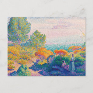 Two Women by the Shore, famous painting, Postcard