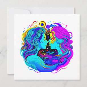 Two Women Holiday Card