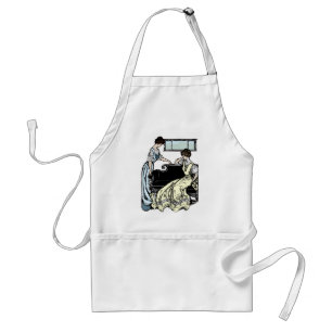 Two Women in Long Dresses Standard Apron