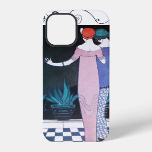 TWO WOMEN IN THE NIGHT Art Deco Beauty Fashion iPhone Case