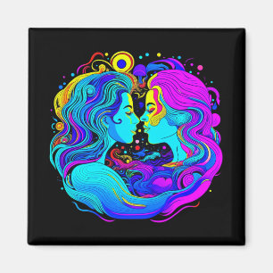 Two Women Magnet