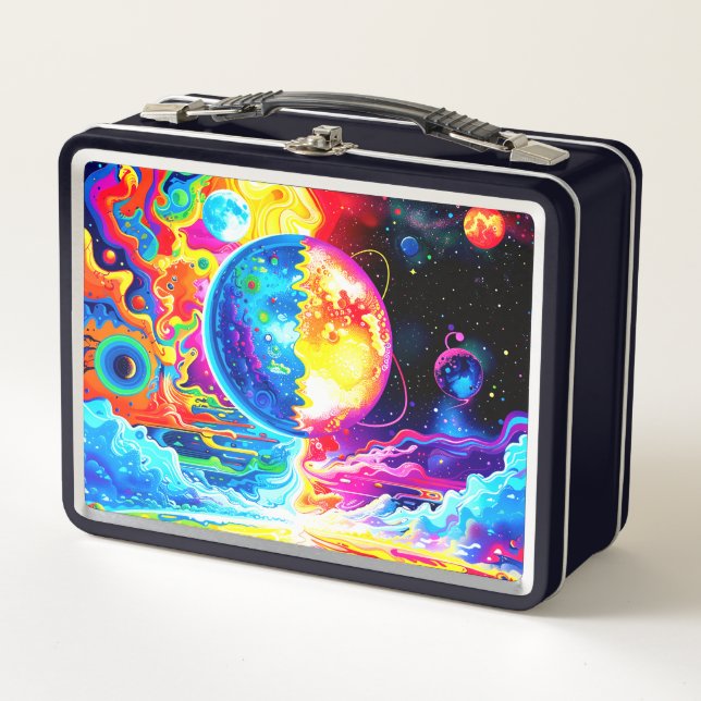 Two Worlds Metal Lunch Box (Front)