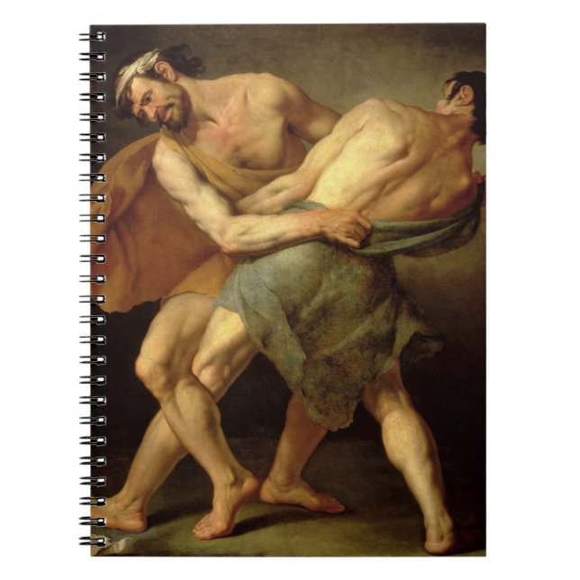 Two Wrestlers Notebook (Front)