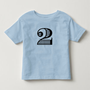 Two Year Old Birthday Number T-Shirt
